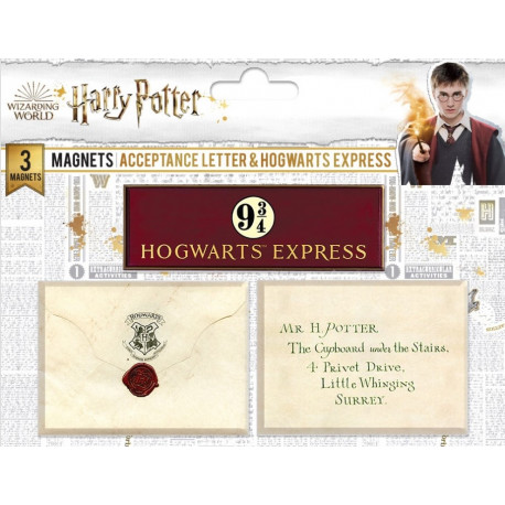 SET 3 IMANES HARRY POTTER