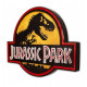 CARTEL METALICO LOGO JURASSIC PARK