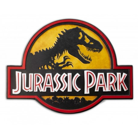 Cartel de Metal Jurassic Park