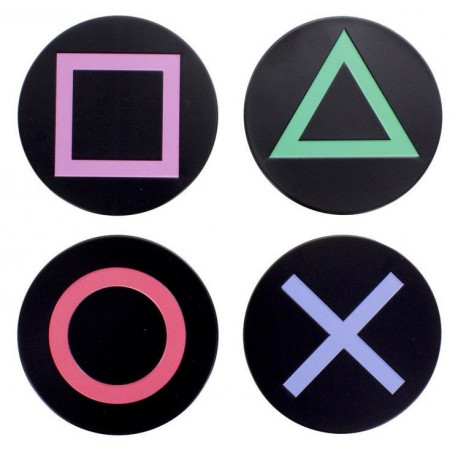 Posavasos Playstation symbols