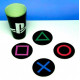 Posavasos Playstation symbols