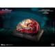 Avengers Endgame Estatua Master Craft Iron Man Mark50 Helmet Battle Damaged 22 cm