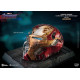 Avengers Endgame Estatua Master Craft Iron Man Mark50 Helmet Battle Damaged 22 cm