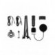 Micrófono Mars Gaming MMICKIT Negro + 6 Accesorios