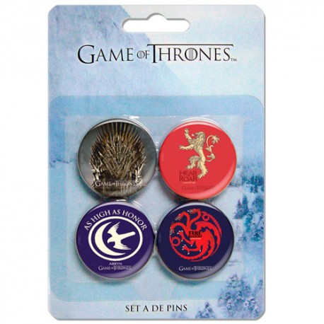 Set di 4 scudetti Game of Thrones B