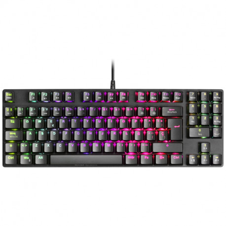 Teclado Mars Gaming MKREVOPRO Negro RGB Switch Azul