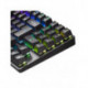 Teclado Mars Gaming MKREVOPRO Negro RGB Switch Azul