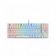 TecladoMars Gaming MKREVOPRO Blanco RGB Switch Marrón