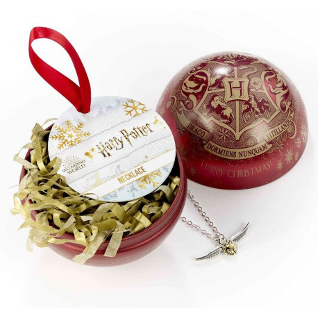 Boule de Noël surprise Vif d'Or Harry Potter