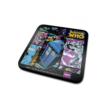 Doctor Who ensemble de 6 sous-Verres de bande Dessinée