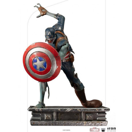 What If...? Estatua 1/10 Art Scale Captain America Zombie 22 cm