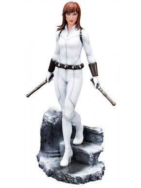 Marvel Universe ARTFX Premier Estatua PVC 1/10 Black Widow White Costume Limited Edition 21 cm