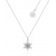 Colgante Plata y Swarovski Frozen Copo de Nieve