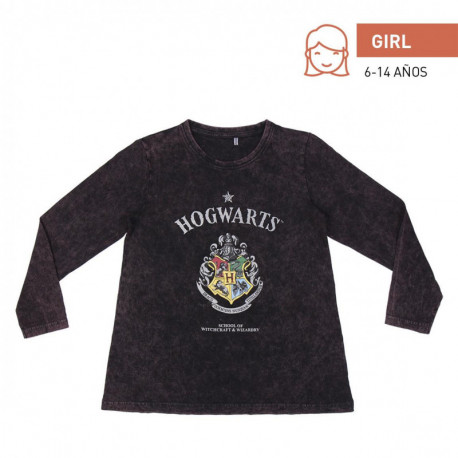 Camiseta niña manga larga Harry Potter