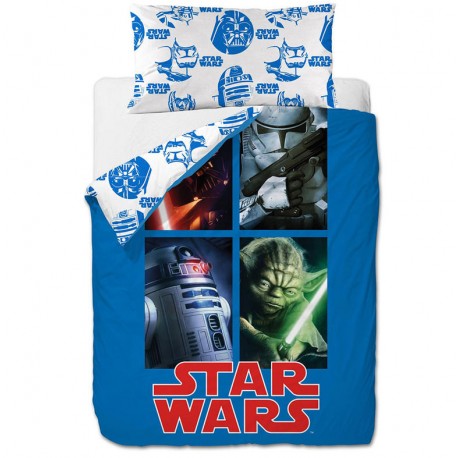 Star Wars copripiumino Lati, reversibile