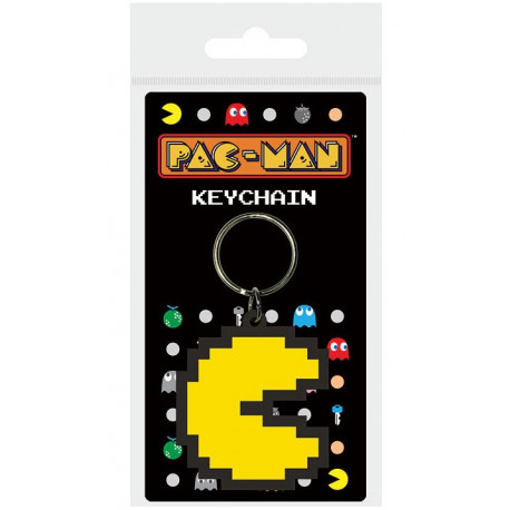 Llavero de caucho Pac-Man Pixel