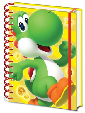 Cuaderno Yoshi Mario Bros A5