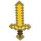 MINECRAFT - Gold Sword PP Plastic Replica x1