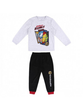 PIJAMA LARGO VELOUR COTTON AVENGERS