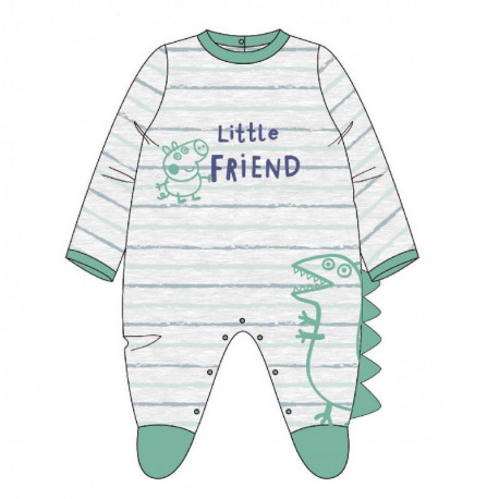 BABYGROW VELOUR COTTON PEPPA PIG GEORGE