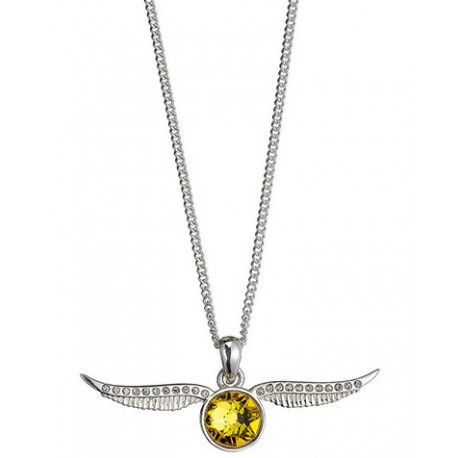 Pendentif en argent en forme de mouchard d'Harry Potter