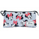 Estuche triple Minnie Mouse Disney Multicolor