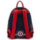 Mini Mochila Marvel Capitán América Escudo Floral