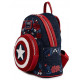 Mini Mochila Marvel Capitán América Escudo Floral