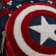 Mini Mochila Marvel Capitán América Escudo Floral