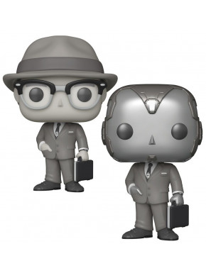 Figura Funko Pop! Visão Anos 50 WandaVision Marvel