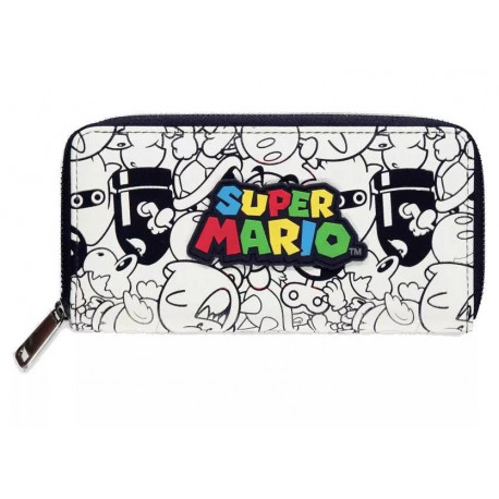 Nintendo - Super Mario Logo Zip Around Wallet