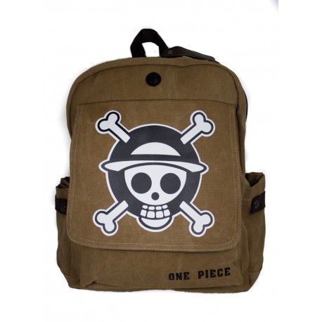 OnePiece backpack canvas flag Luffy