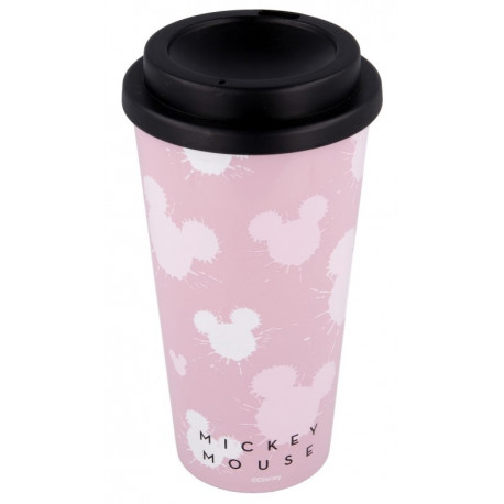 Vaso Doble Pared Café Mickey Mouse