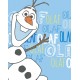 Frozen fleece blanket Olaf