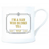 TAZA VINTAGE PEAKY BLINDERS I AM A MAN WHO DRIKNS TEA