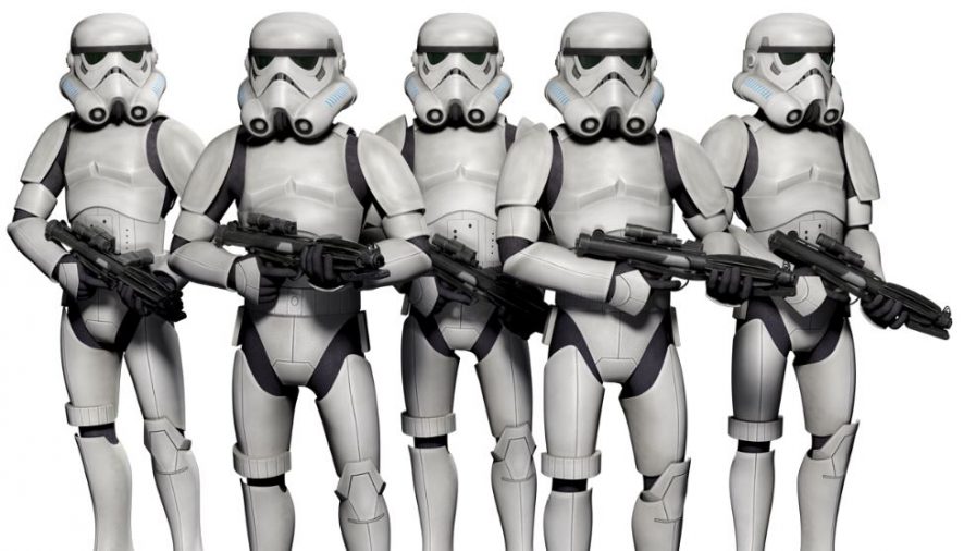 Por qué los príncipes de Inglaterra no valen para stormtroopers