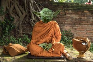 Yoda maestro budista del Tibet Star Wars