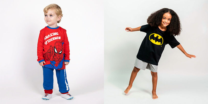 Pijamas de superhéroes para niños y niñas con ganas de aventuras