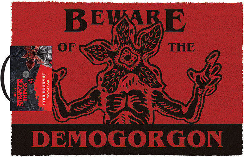 Felpudo Stranger Things Beware Demogorgon