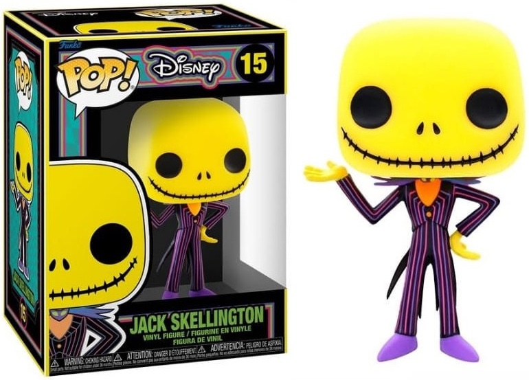 Funko Pop! Jack Pesadilla antes de Navidad Blacklight