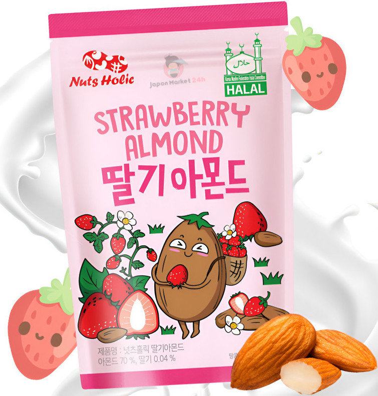 Almendras Nuts Holic sabor fresa