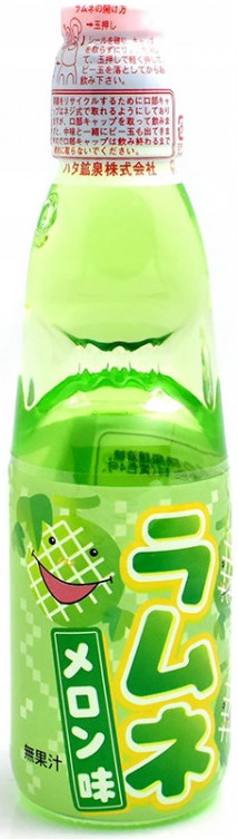 Ramune sabor Melón Refresco 200 ml Hata-Kosen