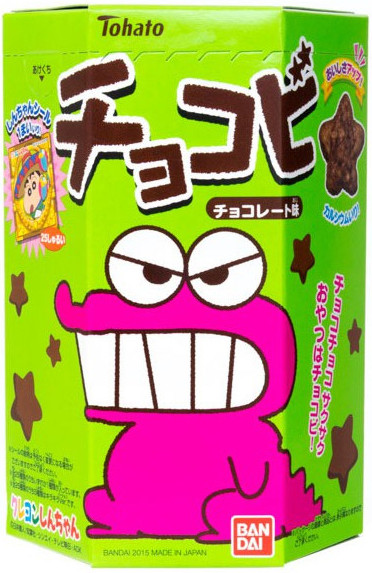 Snack de Chocolate Shin Chan Chocobi con Sticker