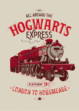 Harry Potter Hogwarts Express Classic 3D Notebook